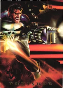 1995 Flair Marvel Annual Punisher Power Blast Card #10 of 18 Foil - Picture 1 of 2