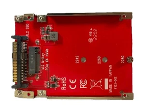 M.2 To U.2 Adapter - PCIe NVMe to 2.5” U.2 (SFF-8639) Host Adapter Converter - Picture 1 of 2