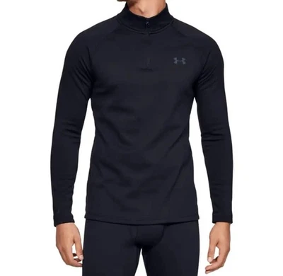 Under Armour 1343242-001-MD Ua Men's Coldgear Base 4.0 1/4 Zip Men’s Size XL - Image 1 of 4