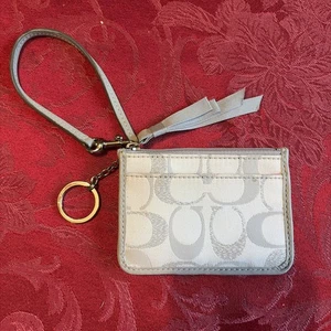 Coach Handgelenktasche (Retro, grau) - Bild 1 von 4