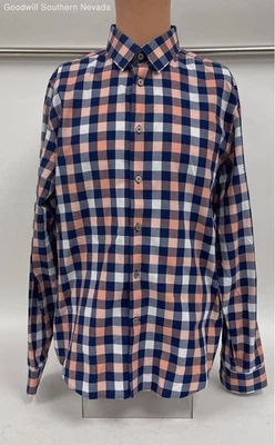 Express Men's Multicolor Button Up Long Sleeve - Size M - Image 1 of 4