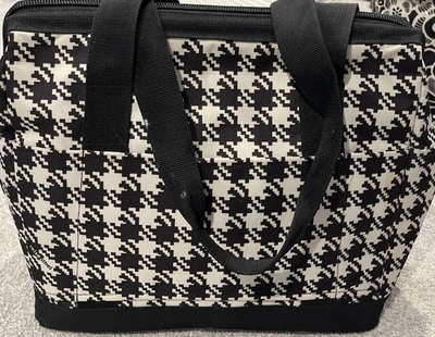 Bolso de viaje Reisenthel pata de gallo negro/blanco Foto 1 de 4