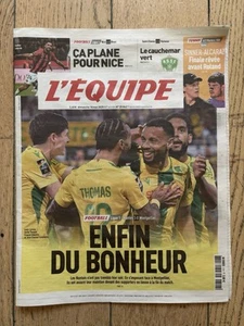 Journal L’Equipe N°25842 Du 18/05/2025 Enfin Du Bonheur PSG OM Monaco Nantes L1 - Picture 1 of 8