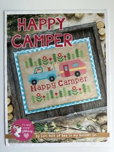 HAPPY CAMPER è cucito Emma Lori Holt modello punto croce contato - Foto 1 di 1