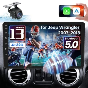 Car Radio Stereo for Jeep Wrangler JK 2007-2017: 8Core 4G+32G 10.1" HD Touchs... - Picture 1 of 8