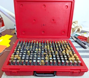 MHC Pin / Plug Gage Set .0251~ 0.50 M2 + Plus 250 Pieces 2 Piece Missing [B6S4] - Picture 1 of 11