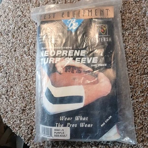 Best Equipment Neoprene Turf Sleeve White & Red Adult 1 Piece - Picture 1 of 5