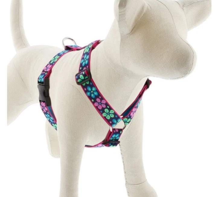 Lupine Originals Step in Harness Flower Power 1”  LARGE 24”-38” USA Made - Image 1 of 4