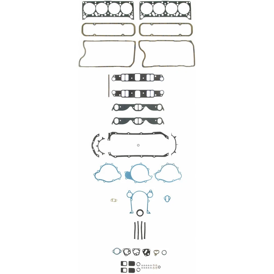 Juego de juntas de motor Fel Pro 2806; rendimiento para Pontiac 326-455 V8 1965-1979 Foto 1 de 1