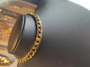 Herren Panzer Armband elegant Edelstahl in Gold sehr elegant dezent auffällig - Picture 1 of 4