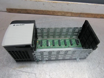 ALLEN BRADLEY CONTROLLOGIX 1756-A7 7-SLOT CHASSIS w/ 1756-PA72 POWER SUPPLY XLNT - Image 1 of 4