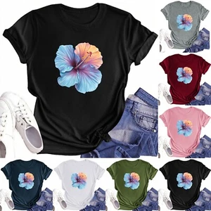 Girls Boys Performance Short Sleeve T-Shirts Kids Lightweight Basic Printed Tee￥ - Picture 1 of 33