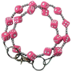 Cubo largo Rockabilly - Llavero, rosa - Imagen 1 de 1