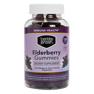 Berkley Jensen Elderberry Gummies with Vitmain C & Zinc, 120 ct. (NOT FOR CA) - Picture 1 of 1