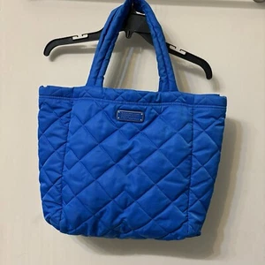 Marc By Marc Jacobs Quilted Nylon Tote Neptune Blue Standard Supply Work Wear - Picture 1 of 9