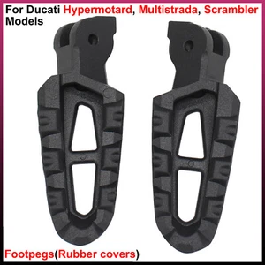 1 Pair of (Left, Right)Footpegs - For Ducati Hypermotard, Multistrada, Scrambler - Imagen 1 de 10