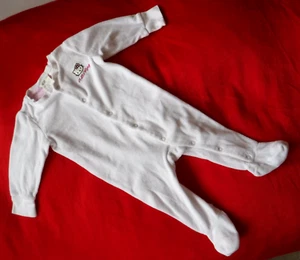 Hello Kitty by H&M - Baby Langarm Strampler Nicky Einteiler - GR. 68 - Weiß - Bild 1 von 8