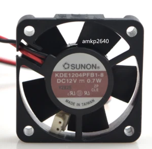 For Sunon KDE1204PFB1-8 fan 12V 0.7W 40*40*10mm 2Pin #am - Picture 1 of 4