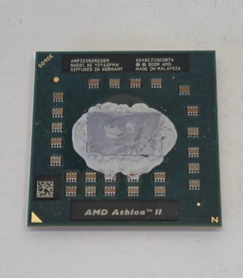 AMD Athlon II Dual-Core Mobile P340 2.2GHz 1600MHz Socket S1 CPU AMP340SGR22GM Foto 1 de 4