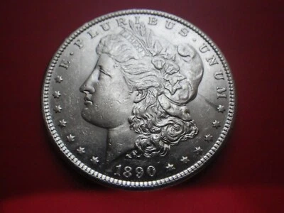 1890"S" MORGAN SILVER-UNC/MS+++++PROOF/MIRROR-LIKE LUSTROUS CONDITION-TOP GRADE - Image 1 of 4
