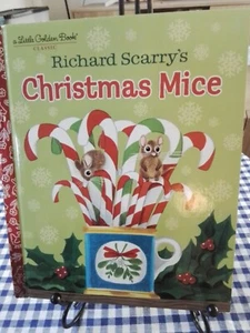Richard Scarry's CHRISTMAS MICE Classic Little Golden Book New York 2014 *LN - Picture 1 of 11