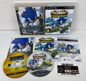 Sonic The Hedgehog Generations PS3 PlayStation 3 Game Bundle CIB Manual - Picture 1 of 7