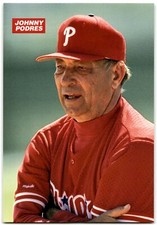 1993 Medford Philadelphia Phillies Photocards Johnny Podres #NNO