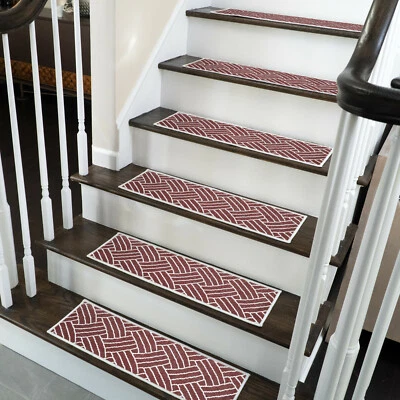Stair Treads - Anti-Slip Carpet Strips for Indoor Stairs, Pack of 4/7/10/13/15 - Image 1 of 4