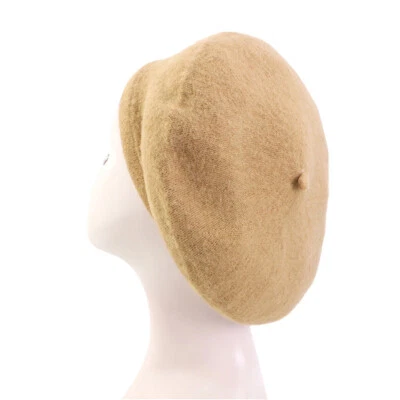 Mujeres Invierno Cálido Francés Boina Sombrero Artista Informal Clásico Mezcla de Lana Gorro Gorra Foto 1 de 4
