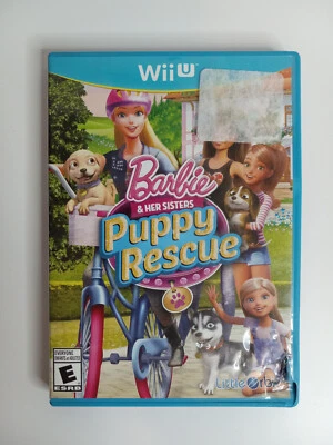 Barbie & Her Sisters - Puppy Rescue (Nintendo Wii U, 2015) Complete with Manual - Image 1 of 3