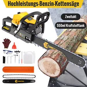 Benzin Kettensäge 58cc Kettensägen Motorkettensäge Motorsäge 20zoll Säge Benzin - Bild 1 von 10