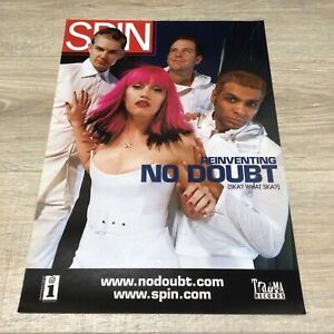 NO DOUBT Poster REINVENTING SPIN MAGAZINE PROMO ONLY 11" x 17" RARE Gwen Stefani