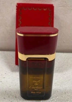 Cartier Must de Cartier Eau De Toilette Perfume Mujer De Colección 1oz 30ml Nuevo BoX Foto 1 de 4