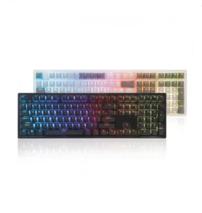 COX Empress RGB PBT Capacitance Non-Contact Switch Waterproof KeyBoard 108Keys - Picture 1 of 3