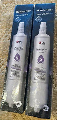LG Electronics LT600PC Refrigerator Water Filter 2 PACK New In Box - Image 1 of 4