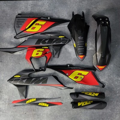 Plásticos + Gráficos KTM 2020 2021 2022 2023 XC-W XCF-W EXC EXC-F Calcomanías Pegatinas Foto 1 de 4