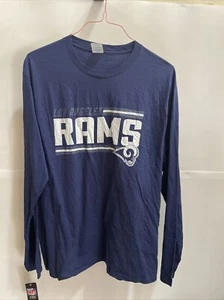 Los Angeles Rams men’s long sleeve shirt Fanatics navy blue - Picture 1 of 4