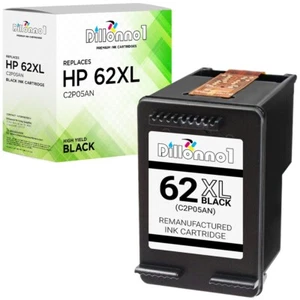 1PK Compatible With HP 62XL Black Ink Cartridge Envy 5540 5660 7640 OfficeJet - Picture 1 of 2