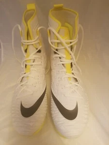 Nike Force Savage Elite TD Herren 11,5 hohe Fußballschuhe 857063-107 weiß gelb - Bild 1 von 11