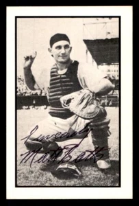 1983 Reprint Baseball #22 Matt Batts 1953 Bowman B&W Signed Auto (no COA) - Picture 1 of 2