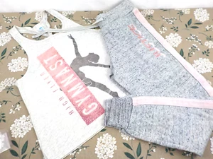 Justice 2 Piece Gymnastic Outfit Girl's Size 12 - Picture 1 of 17