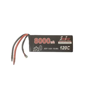 SpeedTek RC 4S 14.8V 8000mAh 120C Soft Case Lipo Battery Pack w/o Connector - Picture 1 of 1