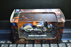 New Ray, Indian Four (1939), 1:32, Blue and White, MIB