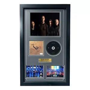 Album CD firmato Imagine Dragons Mercury collage incorniciato JSA COA Dan Reynolds Band - Foto 1 di 6
