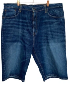 LEVI STRAUSS 569 Shorts Mens Dark Blue Denim Classic 5-Pocket Cotton SIZE 40 - Bild 1 von 6