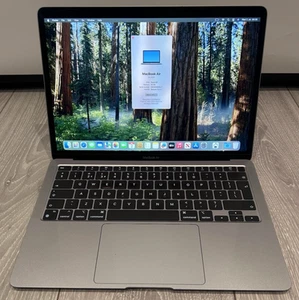  Apple MacBook Air 13in 2020 (256GB SSD, M1, 16Gb) Grey 99% Battery Health - Afbeelding 1 van 13
