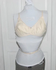 Vintage Warners Jerry Silverman Any Which Way Bra Sz 36 B Cups Convertible Cream - Picture 1 of 5
