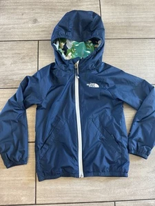 The North Face Windwall Full Zip Hooded Rain Jacket Girls Sz XXS / 5 - Picture 1 of 7
