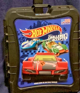 Hot Wheels Carry Case Holds 110 Cars. Comes with 11 vehicles 2 Treasure Hunts. - Picture 1 of 6