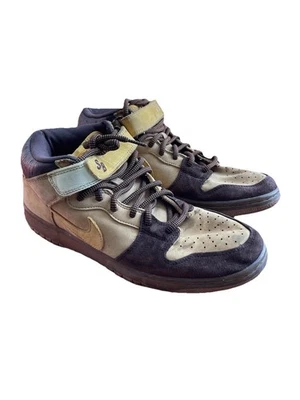 Nike Dunk Mid Pro SB Wheat Bronze Para hombres Talla 10.5 Patín De Colección 2006 COMO ESTÁ LEÍDO Foto 1 de 4